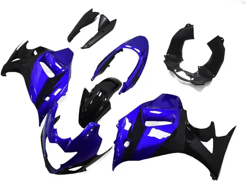 Miniatura 157 de Kit de carenado de inyección azul, negro y blanco para Suzuki GSXR600 GSX750 2006 2007 GSXR 600 GSX-R750 06 07 ABS Carenado de plástico completo