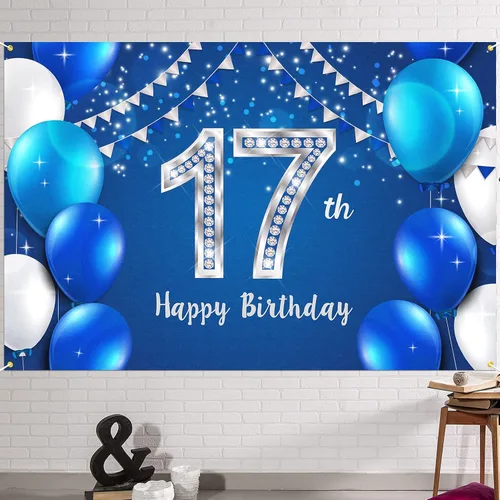 Miniatura 18 de HAMIGAR Fondo de pancarta de feliz cumpleaños número 10 de 6 x 4 pies, decoraciones de cumpleaños de 10 años, suministros de fiesta para niñas