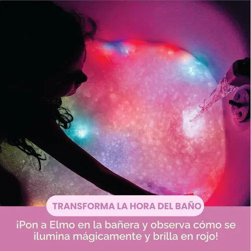 Miniatura 3 de Glo Pals x Barrio Sésamo Cubos Luminosos Activados por Agua para Juego Sensorial (Elmo - Cubos con Personaje)