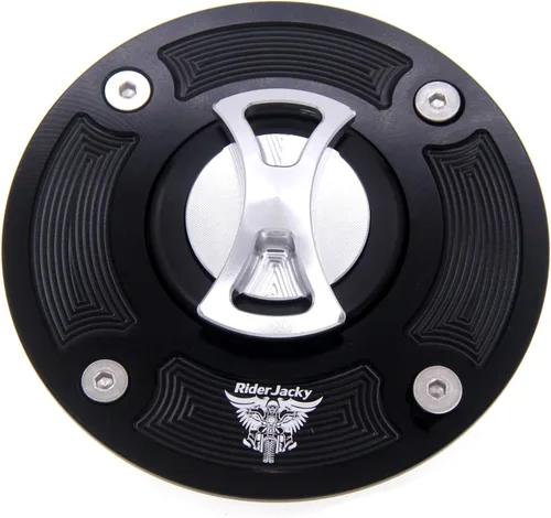 Miniatura 9 de Tapa de tanque de combustible sin llave para Suzuki HAYABUSA GSXR 1300 1999-2007, SV650/SV650S 1992-2002, GSXR600 1997-2003, GSXR750 1996-2003, Negro