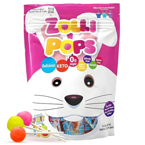 Miniatura 9 de Zollipops The Clean Teeth Pops Gabby's Dollhouse - Paletas anticaries, Ball Popz, paquete de 2 unidades de 10.4 onzas