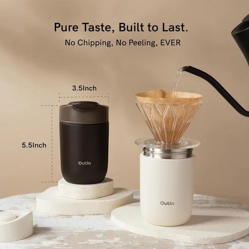 Miniatura 6 de OutIn Nano Máquina de café espresso eléctrica portátil con vaso de viaje