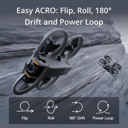 Miniatura 5 de DJI Avata 2 Fly More Combo (3 baterías), drones FPV con cámara para adultos 4K, experiencia inmersiva, acrobacia de un solo empuje, protector