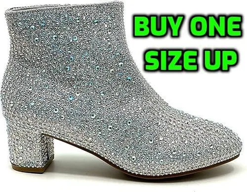 Miniatura 2 de Forever Botines con diamantes de imitación para niños