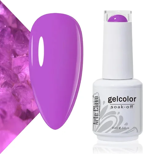 Miniatura 17 de Arte Clavo Esmalte de uñas de gel rosa lechosa de 0.5 fl oz, con luz LED, UV, remojado, transparente, rosa nude, manicura francesa, rosa claro
