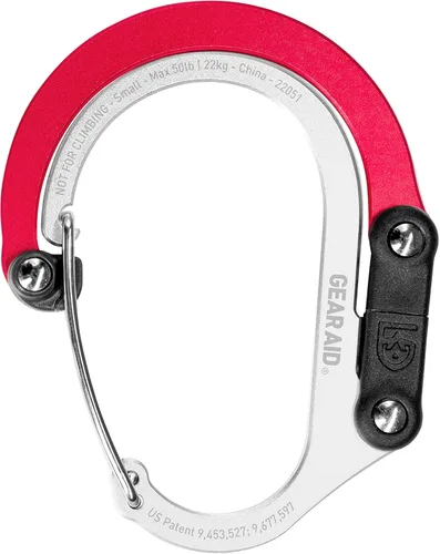 Miniatura 18 de GEAR AID HEROCLIP - Mosquetón pequeño con clip y gancho para colgar bolsos, bolsos, linternas, cochecitos, herramientas, cascos, botellas de agua