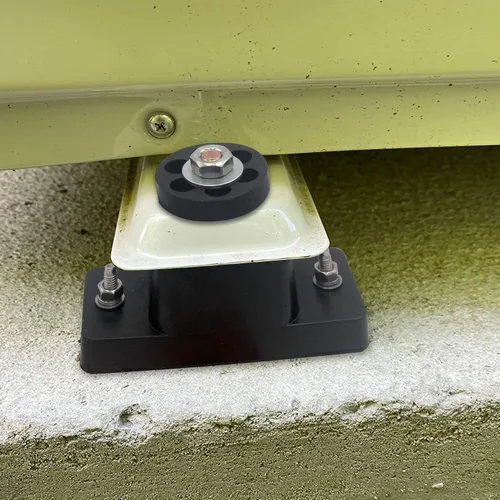 Miniatura 3 de Almohadillas antivibración Acondicionador de goma Aislador de vibración para exterior Mini Split Ground Stand Soporte de montaje en pared
