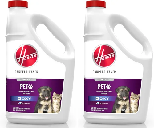 Miniatura 7 de Hoover Oxy Pet - Solución limpiador de alfombras para mascotas, 50 onzas, aroma Ocean Breeze, solución de champú de limpieza profunda