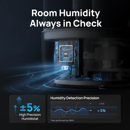 Miniatura 4 de Dreo Humidificadores inteligentes para dormitorio, humidificador de niebla fría de gran tamaño de llenado superior de 6 litros para habitaciones