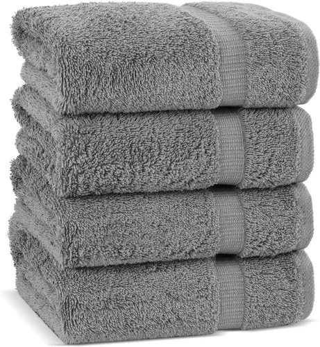 Miniatura 28 de Chakir Turkish Linens - Toallas turcas de alta calidad 100% algodón para baño, 13 x 13 pulgadas (6 toallas pequeñas, aguamarina)