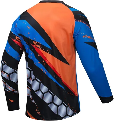Miniatura 91 de Hotlion Camiseta de ciclismo para hombre, manga larga, MTB Motocross, ropa de carreras todoterreno