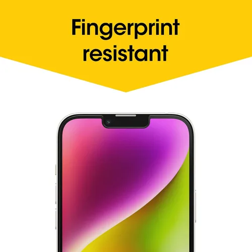Miniatura 5 de OtterBox Protector de pantalla de vidrio de confianza para iPhone 14 Plus y iPhone 13 Pro Max, respuesta táctil impecable, resistente a las huellas