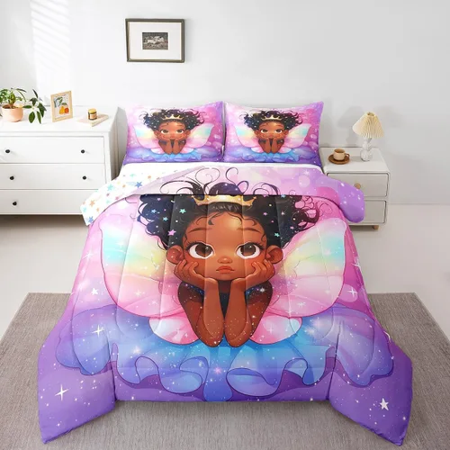 Miniatura 18 de Manfei Juego de Edredón Floral de Acuarela Tamaño Twin, Juego de Ropa de Cama de Flores Botánicas y Hojas 2 piezas, Edredón de Plumón de Flores
