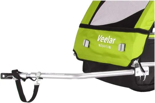 Miniatura 7 de Veelar - Remolque de bicicleta deportiva para 1 o 2 niños pequeños, portabicicletas
