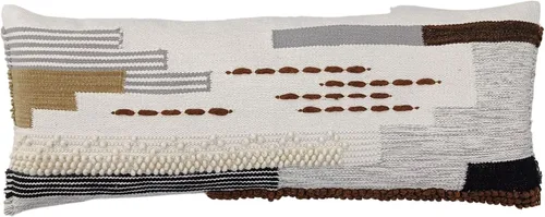 Miniatura 9 de Trade Star Funda de almohada 100 % algodón, altamente duradera, de alta calidad, para sofá, funda de almohada lumbar moderna y bohemia copetuda