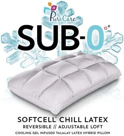 Miniatura 2 de PureCare Cooling SoftCell Chill - Almohada de látex, reversible y ajustable, tamaño King (PCFRIOL618)