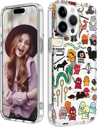 Miniatura 12 de ZQWY Funda compatible con iPhone 14/iPhone 13, estética transparente con diseño con protector de pantalla, protector de lente de cámara, a prueba