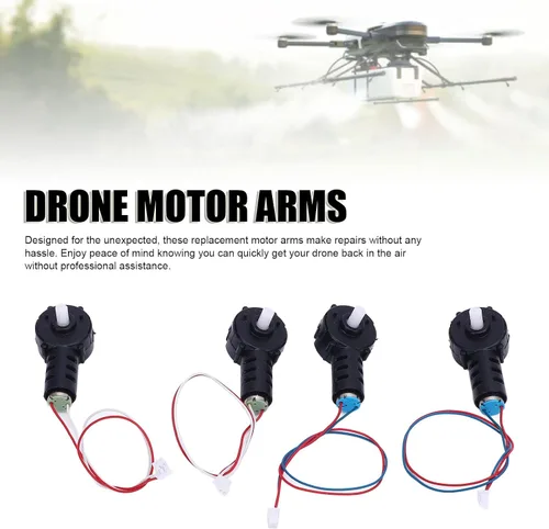 Miniatura 4 de Keenso Motor para drones, componentes de brazo de plástico para drones E88 E99 RC, fácil instalación, diseño duradero para reparaciones rápidas