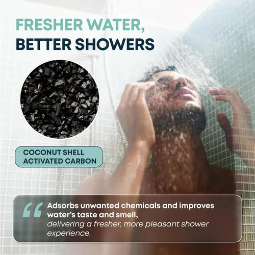 Miniatura 4 de AquaHomeGroup Filtro de ducha para agua libre de cloro (incluye 2 cartuchos) – Elimina impurezas y olores para agua más limpia y fresca – Filtros