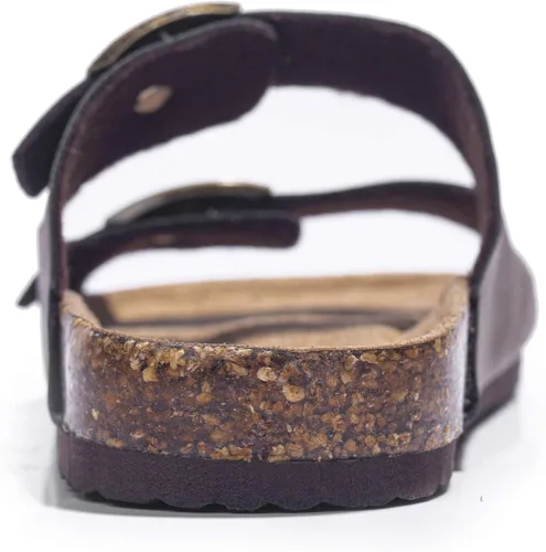 Miniatura 4 de FITORY Sandalias con purpurina para niños y niñas, pantuflas de corcho con correas ajustables para niños pequeños y niños grandes