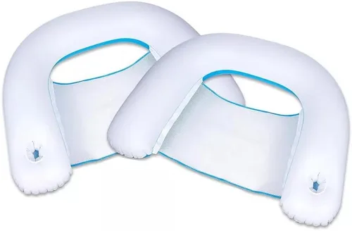 Miniatura 11 de ZONETECH Mesa de juego inflable y sillas con cartas de juego impermeables, mesa flotante para piscina para adultos, familia, fiesta, juego