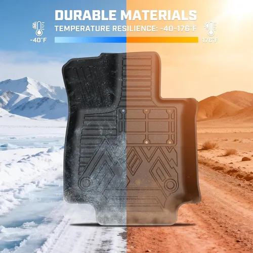 Miniatura 9 de Mixsuper Tapete de suelo y revestimiento de carga para Toyota RAV4 2019-2025 (híbrido y de gas), forro de piso para todo tipo de clima y tapete