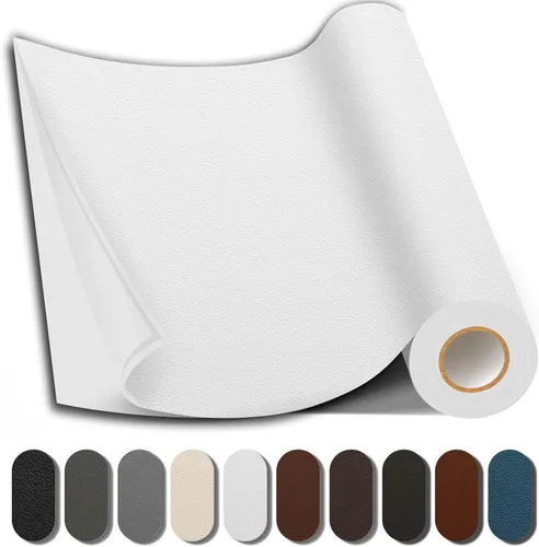Miniatura 11 de Cinta de reparación de cuero Shagoom, parche de reparación autoadhesivo impermeable de 17X79 pulgadas, parches grandes de vinilo DIY para sofás
