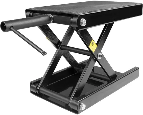 Miniatura 3 de Stark USA Gato de Tijera Central para Motocicleta Elevador de Piso para Motocicleta Dirt Bike con Carrito de Ruedas Capacidad de 1100 libras Mesa