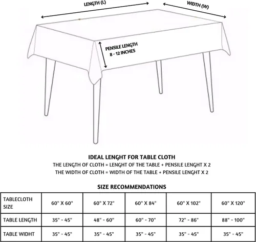 Miniatura 7 de Folkulture Mantel rectangular de 60 x 120 pulgadas, 100% algodón para decoración del hogar, mantel azul de granja o mantel moderno para decoración
