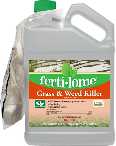 Fertilome (16107) Asesino de hierba y malezas no selectivo, listo para usar, listado OMRI (1 gal.)