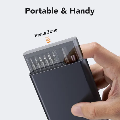 Miniatura 7 de JOREST Juego de destornilladores de precisión 50 en 1 con Torx de seguridad, mini kit de reparación magnético para Macbook, laptop, PS4, PS5