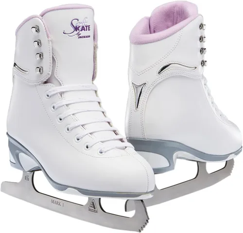 Miniatura 11 de Jackson Ultima SoftSkate - Patines de hielo para patinaje artístico para mujer/niña, ancho medio Blanco/forro polar