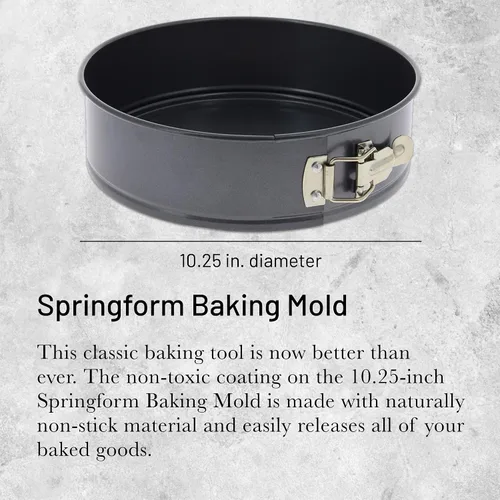 Miniatura 2 de de Buyer Molde para hornear Springform - 10.25 pulgadas - Perfecto para pasteles, pan y otros productos horneados - Fácil de usar y limpiar