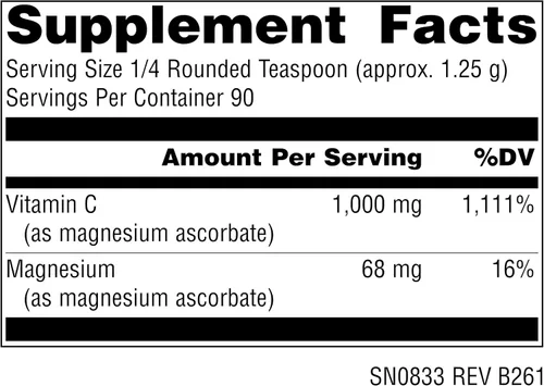 Miniatura 2 de Source Naturals Ascorbato de magnesio, apoyo al sistema inmunológico* - 4 oz. - Polvo