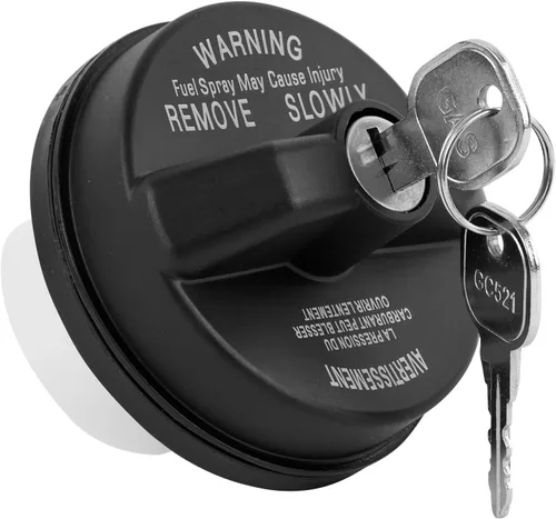 Tapón de gasolina con bloqueo de depósito de combustible para automóvil con llaves 05278655AB apto para Jeep Dodge Chrysler DODGE RAM Wrangler