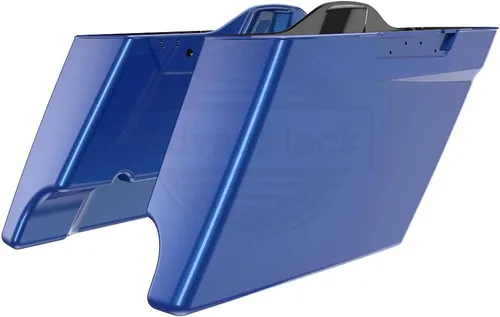 Miniatura 43 de Alforjas de motocicleta aptas para Harley Touring FLH 2014+ - Whisky ámbar, accesorios de perillas, bolsas rígidas estiradas