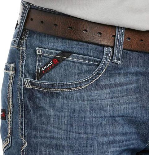Miniatura 3 de Ariat Pantalones relajados con corte de bota Workhorse, marino