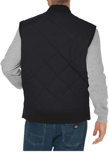 Miniatura 3 de dickies Chaleco de nailon acolchado estilo diamante, para hombre