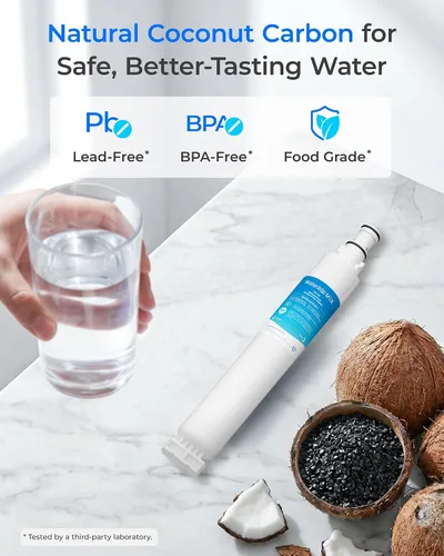 Miniatura 8 de Waterdrop 4396701 Repuesto para Whirlpool® EDR6D1, EveryDrop® Filter 6, 4396701, Kenmore 9915, 469915, WF293, RWF2000A, 4396702, LC200V, L200V