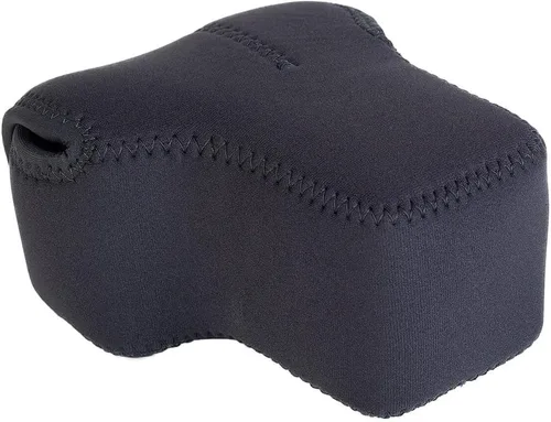 Miniatura 23 de OP/TECH USA Soft Pouch – Funda compacta para cámara digital, bolsa de accesorios ligera, funda de neopreno elegante para DSLR, perfecta para Negro
