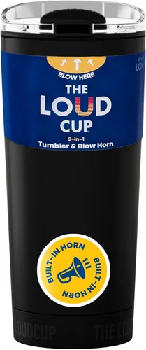 Miniatura 27 de The LoudCup - Botella de agua reutilizable de 23 onzas (blanco hielo) - Vaso de viaje 2 en 1 y Noisemaker - Sin BPA, bocina de soplado y taza