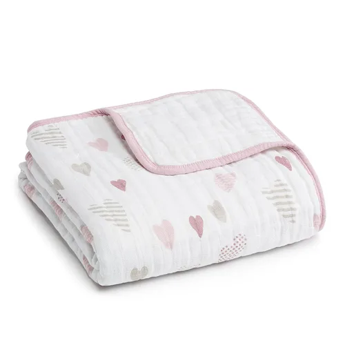 Miniatura 16 de aden + anais Manta de muselina 100% algodón orgánico para bebé, ropa de cama de cuna para recién nacidos y niños pequeños, cobija de guardería