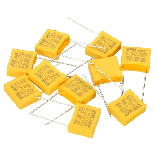 PATIKIL Condensadores de seguridad, paquete de 10 unidades 0.001uF AC 310V 0.394 in Pin Pitch 0.512x0.433x0.197 in polipropileno Film Capacitor
