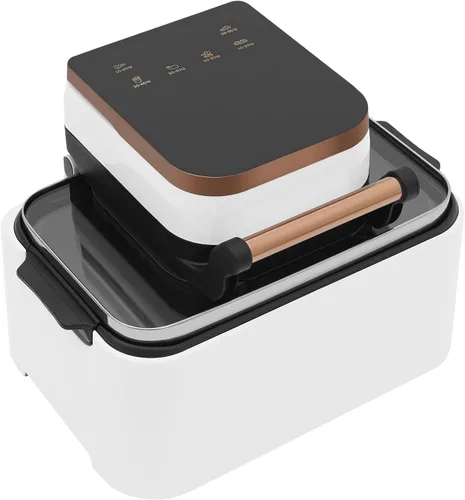 Miniatura 5 de Freidora de aire de 12.68 cuartos de galón, freidora de aire compacta para el hogar con tecnología rápida de aire crujiente de 400 °F, freidora