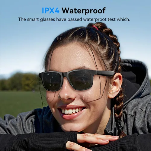 Miniatura 6 de XO Simple is Beauty Lentes de audio inteligentes para exteriores, lentes de sol Bluetooth unisex para hombres y mujeres con micrófono y altavoces