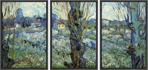 Miniatura 67 de Lienzo decorativo para pared - cuadro con estampado Giclée para decoración del hogar Noche estrellada sobre el Ródano