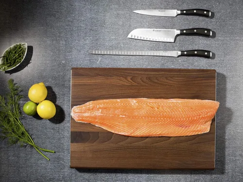 Miniatura 6 de Wüsthof Classic IKON Cuchillo de chef de 9 pulgadas, negro