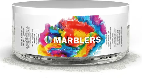 Miniatura 103 de MARBLERS - Polvo de mica de grado cosmético, nacarado, no tóxico, vegano, libre de crueldad, sombra de ojos, esmalte de uñas, arte de uñas, [Gris]
