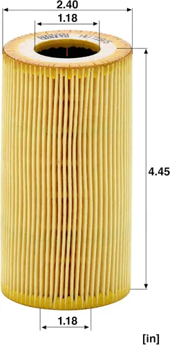 Miniatura 5 de Mann Filter HU 719/5 x Filtro de aceite de cartucho de repuesto compatible con Porsche 911 Carrera (1999-2008), 911 Carrera 4 (1999-2008), 911