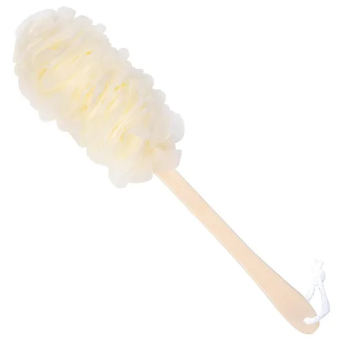 Miniatura 13 de Esponja de malla de nailon suave para ducha, esponja de malla de nailon suave para ducha, esponja en un palo para hombres y mujeres, exfoliante